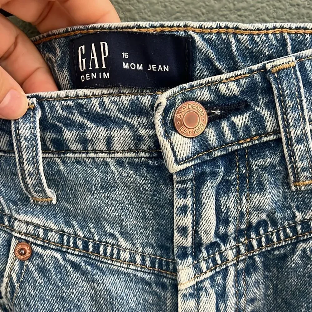 GAP Mom Jean Girls Youth Sz 16